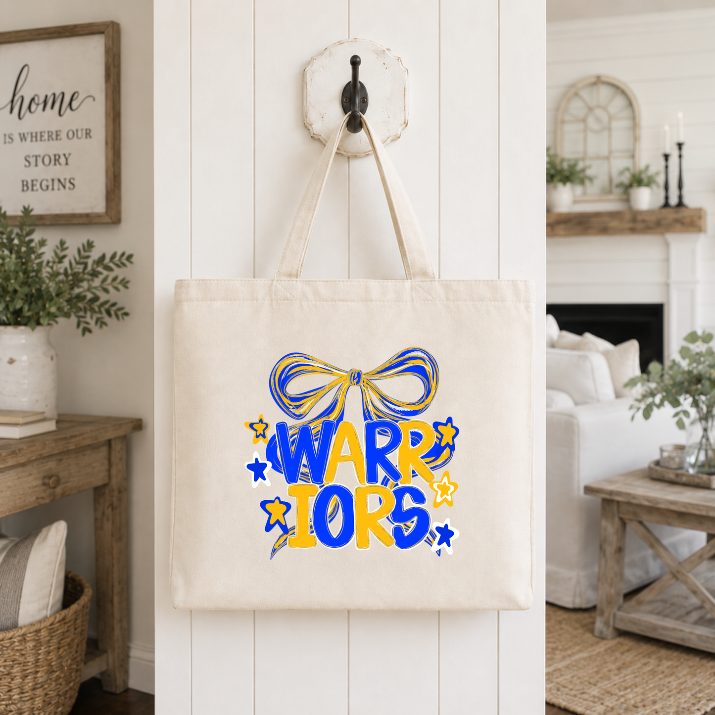 Preppy Warriors Tote Bag