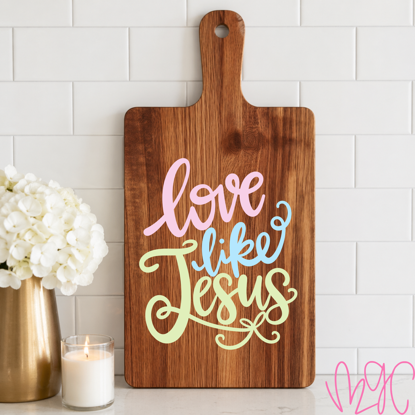 Love Like Jesus Cutting Board