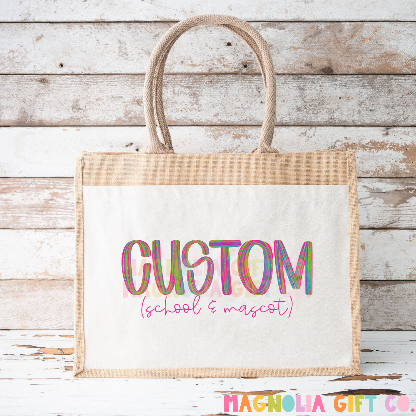 Brushed School + Mascot Tote Bag
