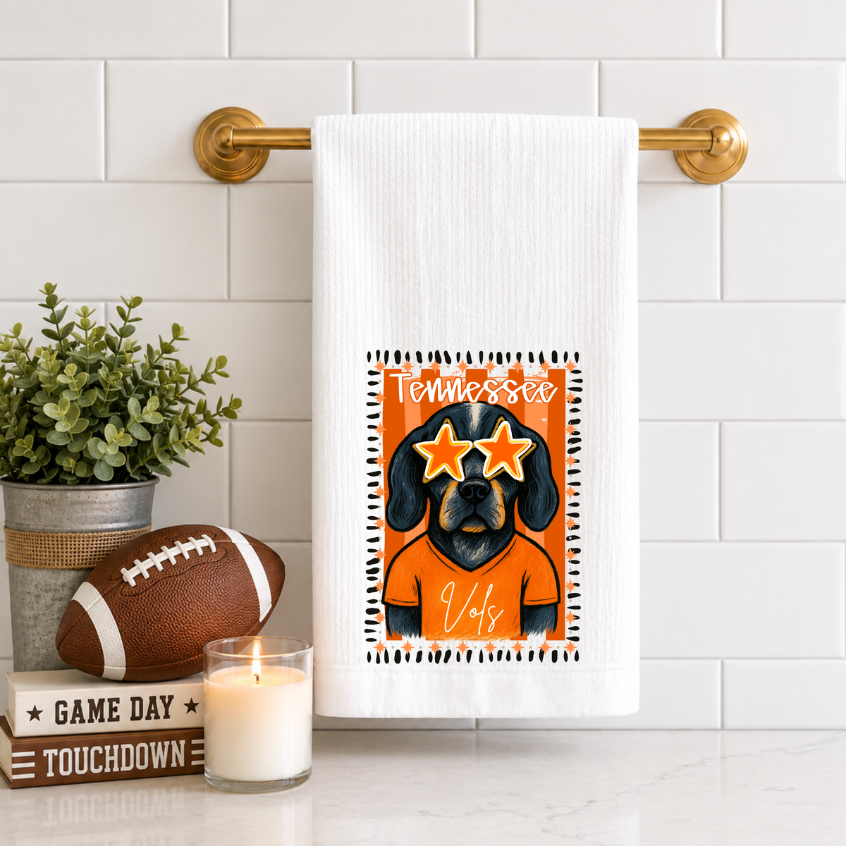 Vols Portrait Tea Towel
