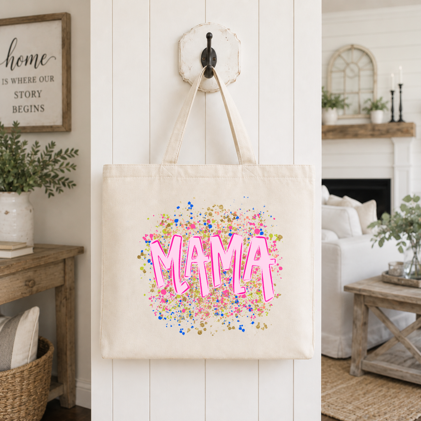 Confetti Mama Tote Bag