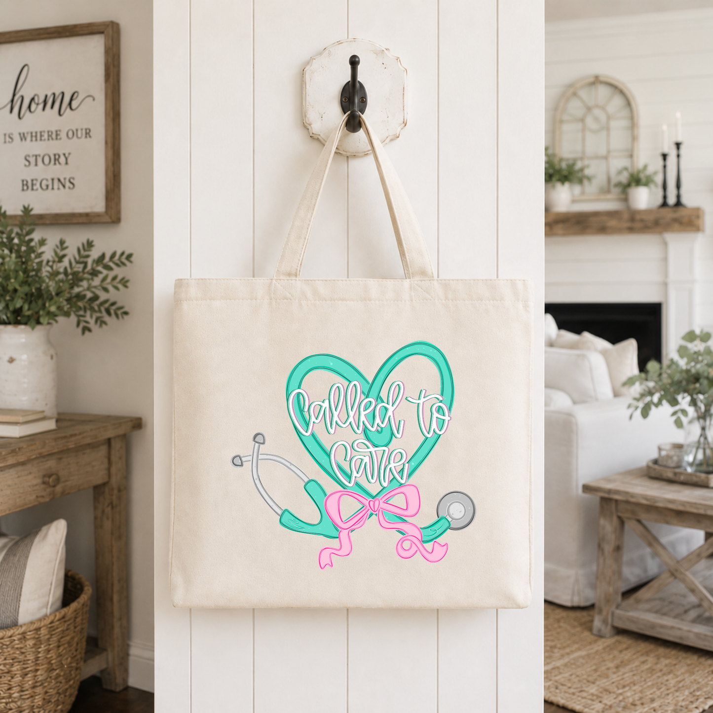 Called To Care Tote Bag
