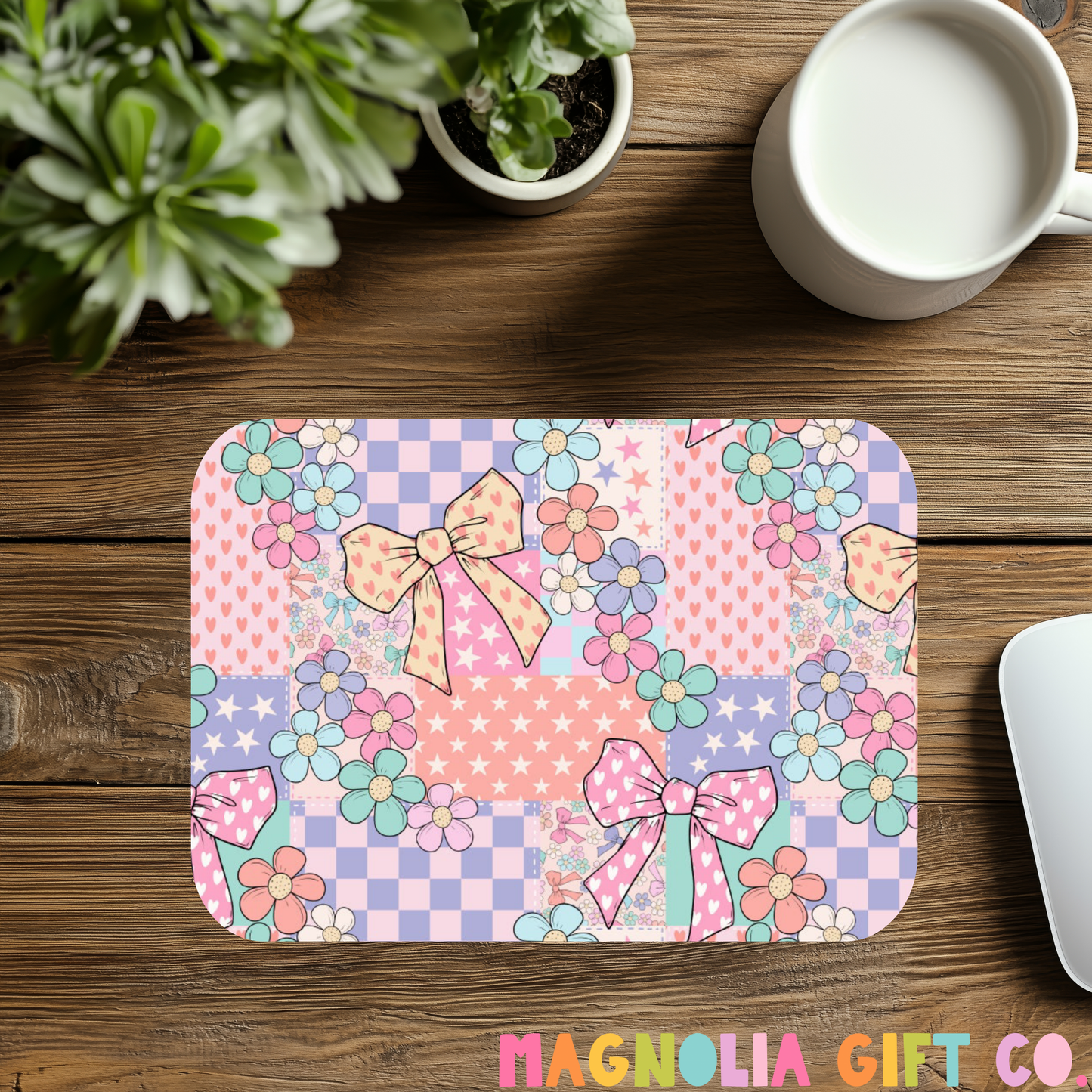 Patches Pattern Mousepad