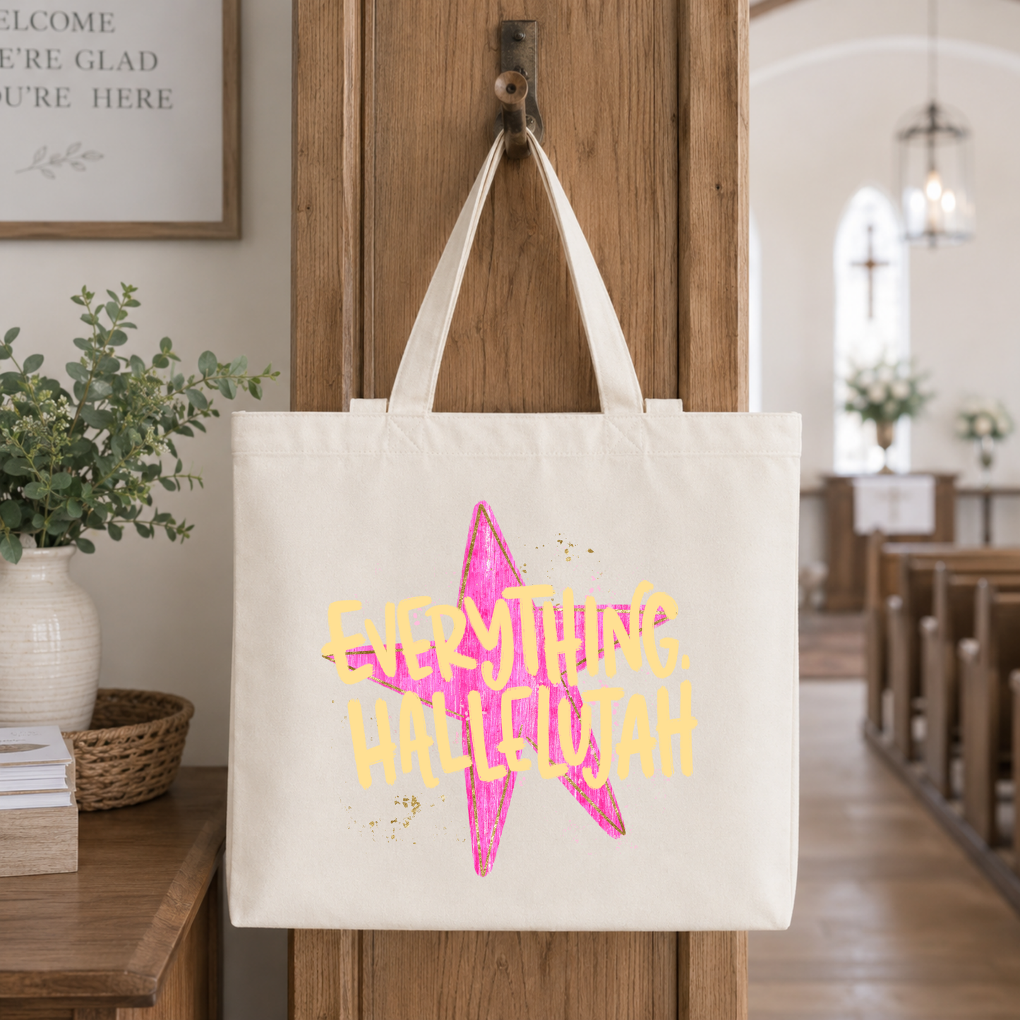 Everything Hallelujah Tote Bag