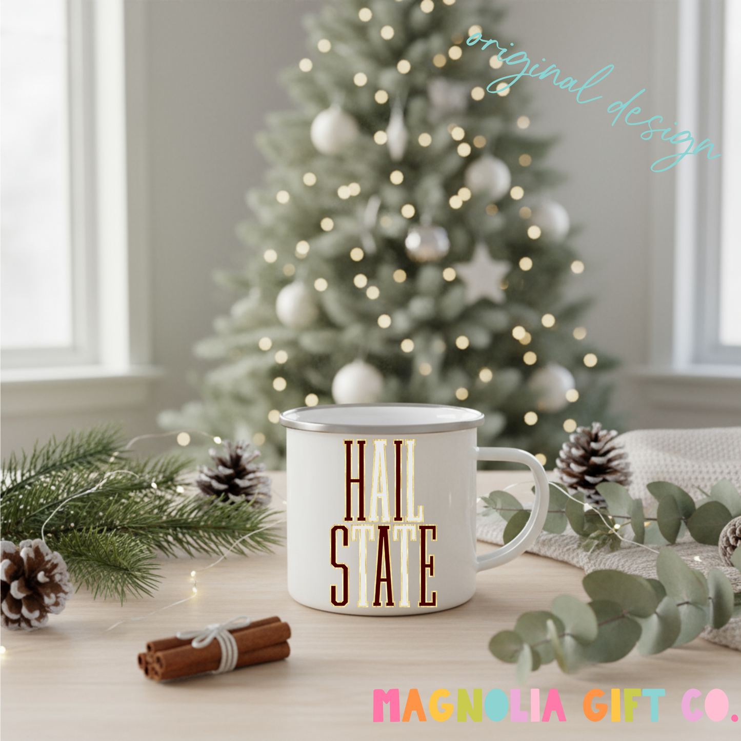 Tall Varsity Hail State Coffee Mug