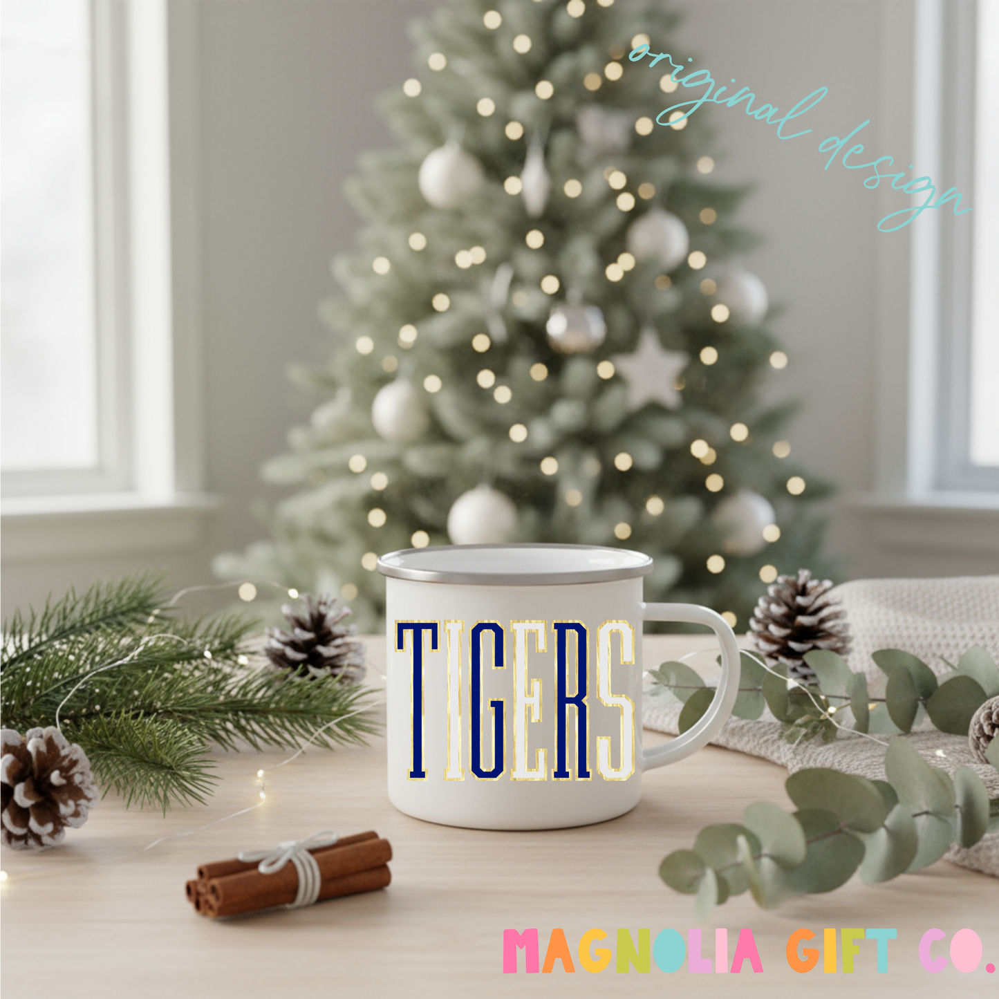 Tall Varsity Tigers Coffee Mug