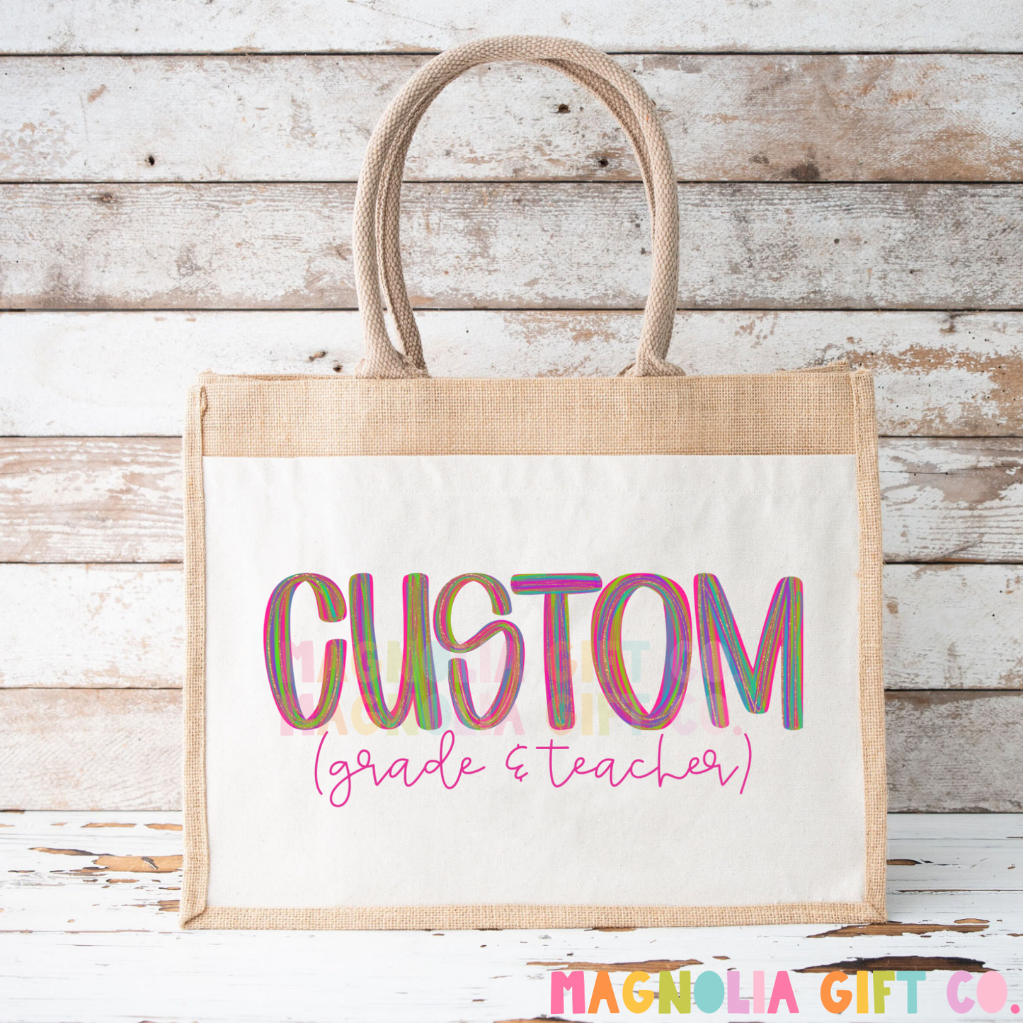 Brushed Grade + Teacher Tote Bag