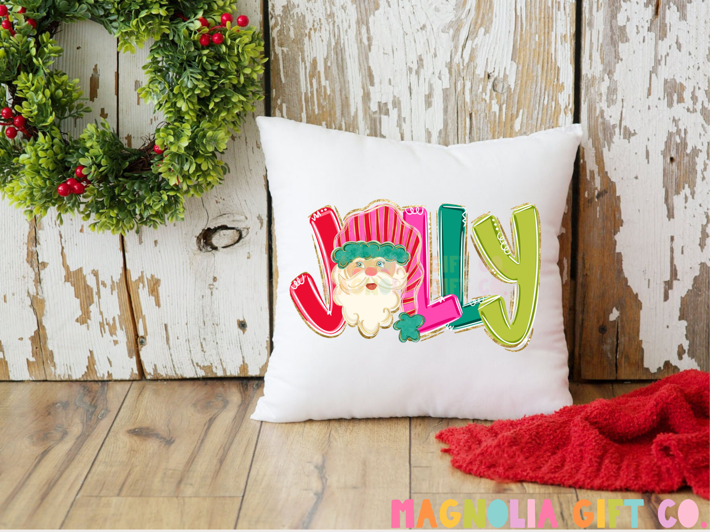 Jolly Throw Pillow