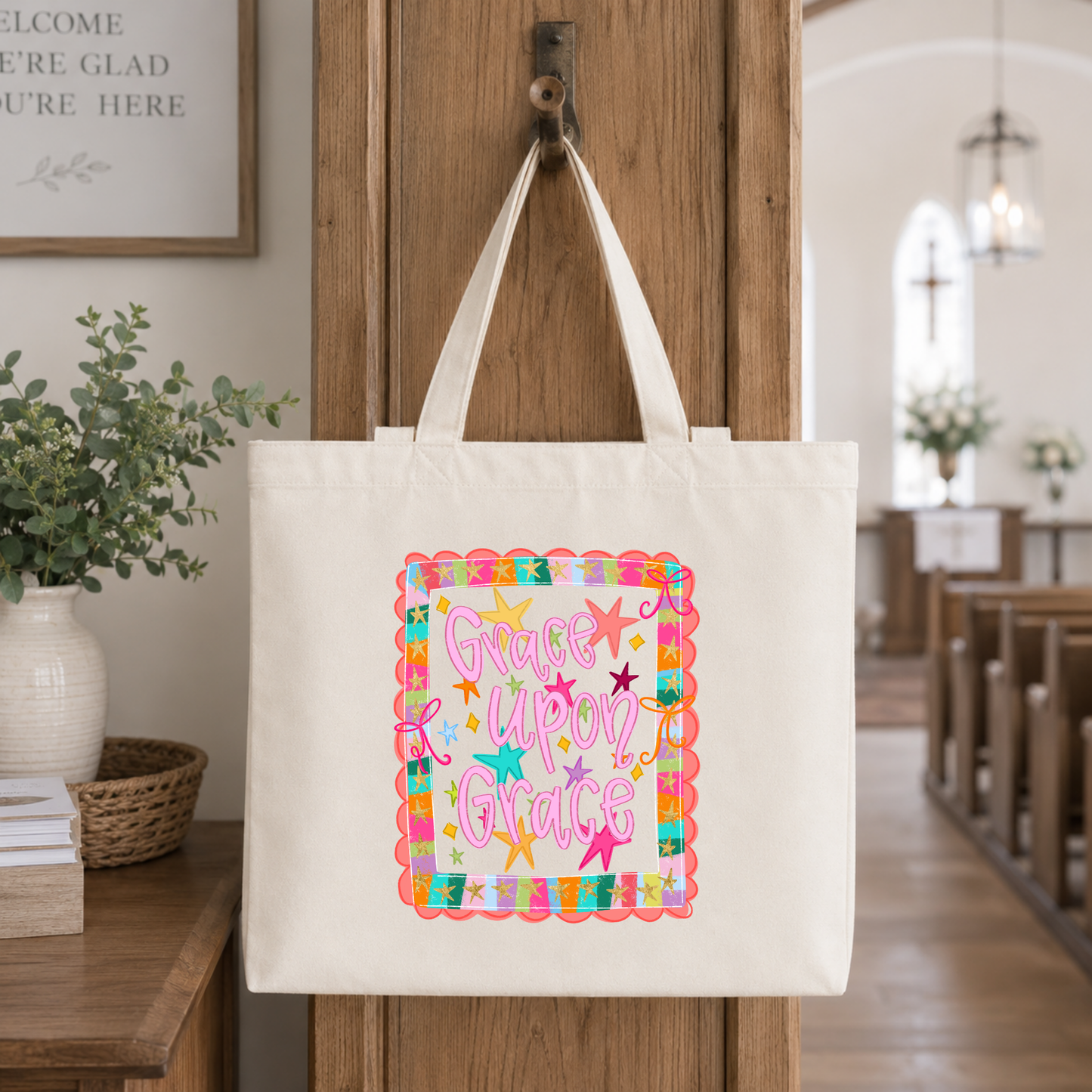 Grace Upon Grace Tote Bag
