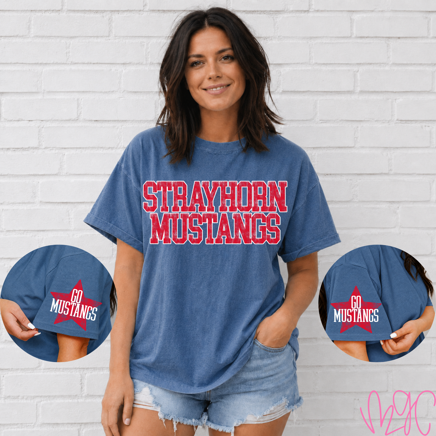 Distressed Strayhorn (Red) Tee