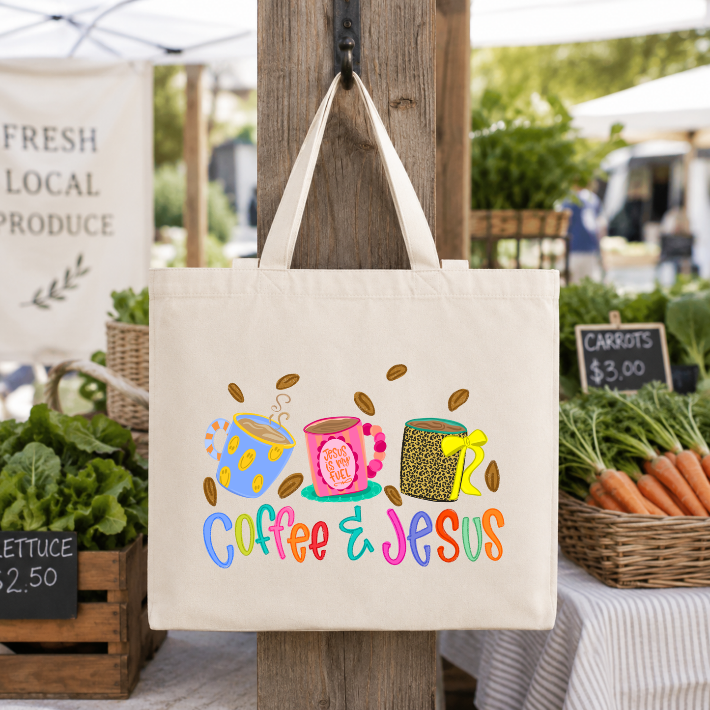 Coffee & Jesus Tote Bag