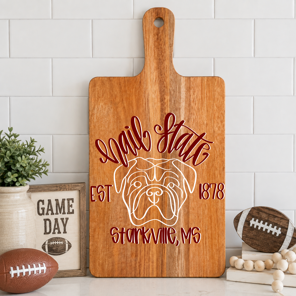 Hail State-Starkville Cutting Board