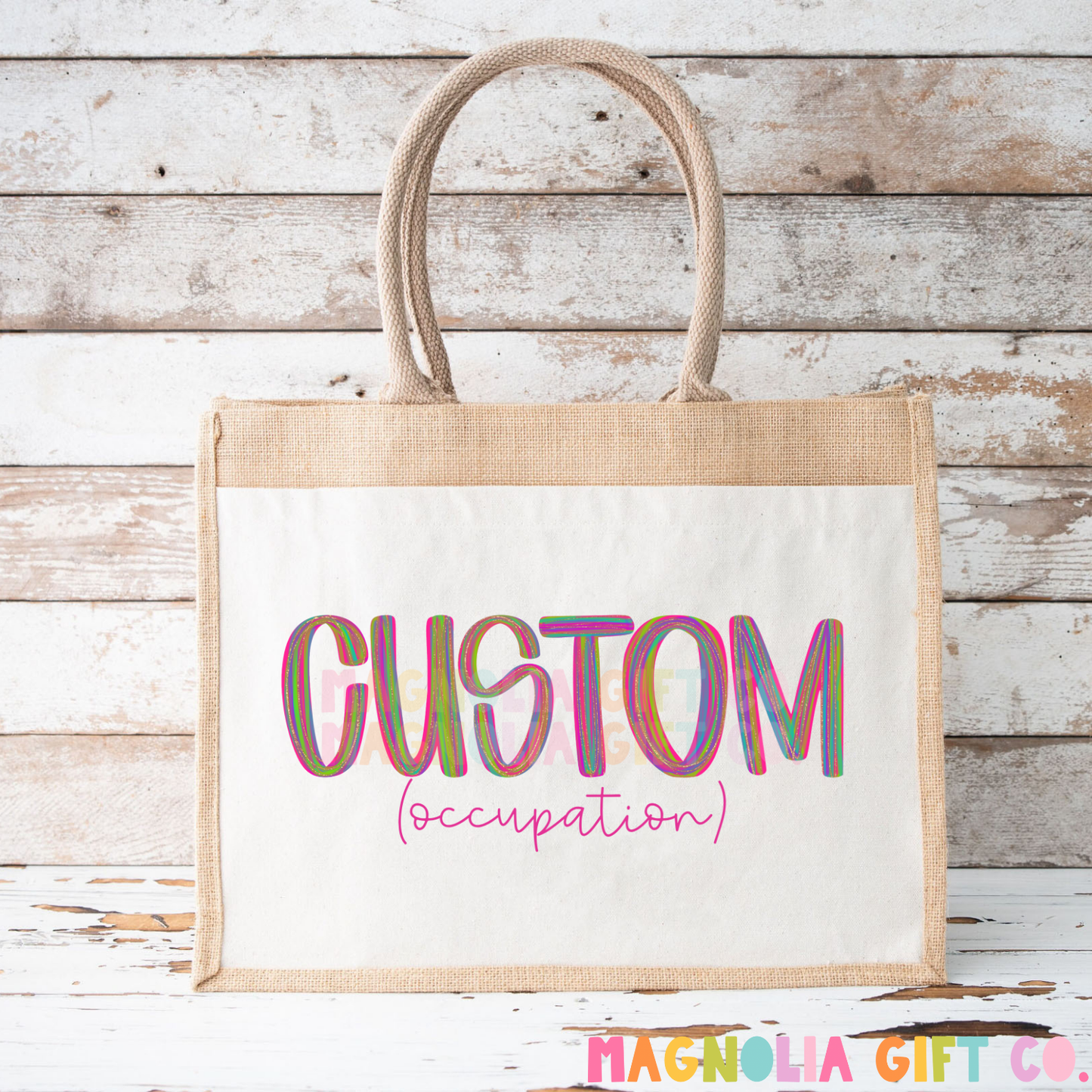 Brushed Occupation Tote Bag