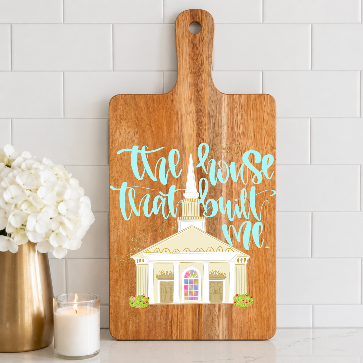 House That Built Me Cutting Board