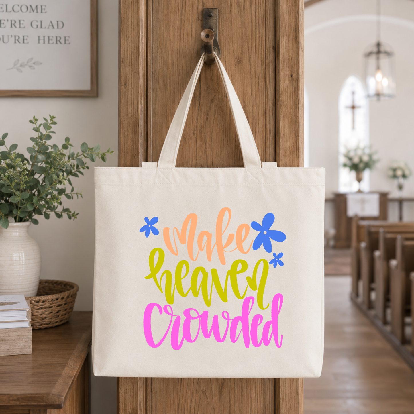 Make Heaven Crowded Tote Bag