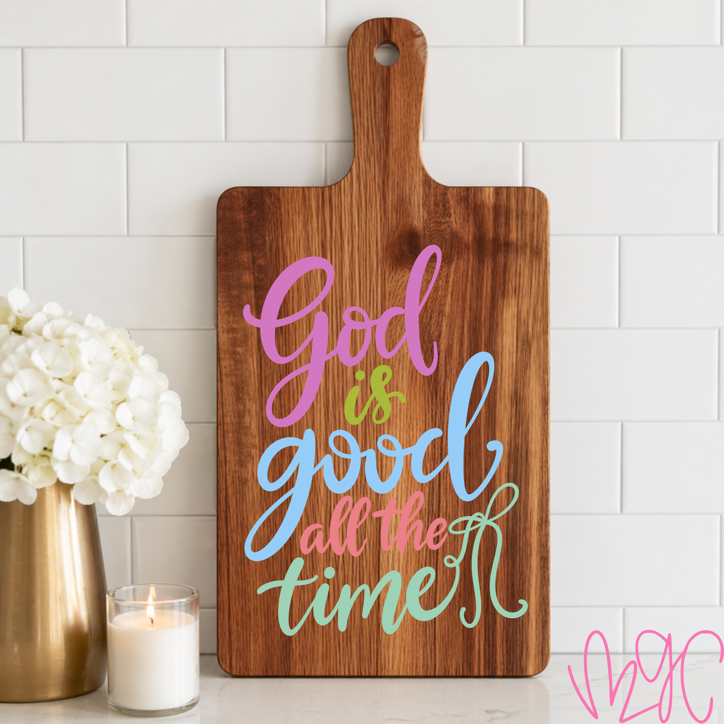 God Is Good Cutting Board