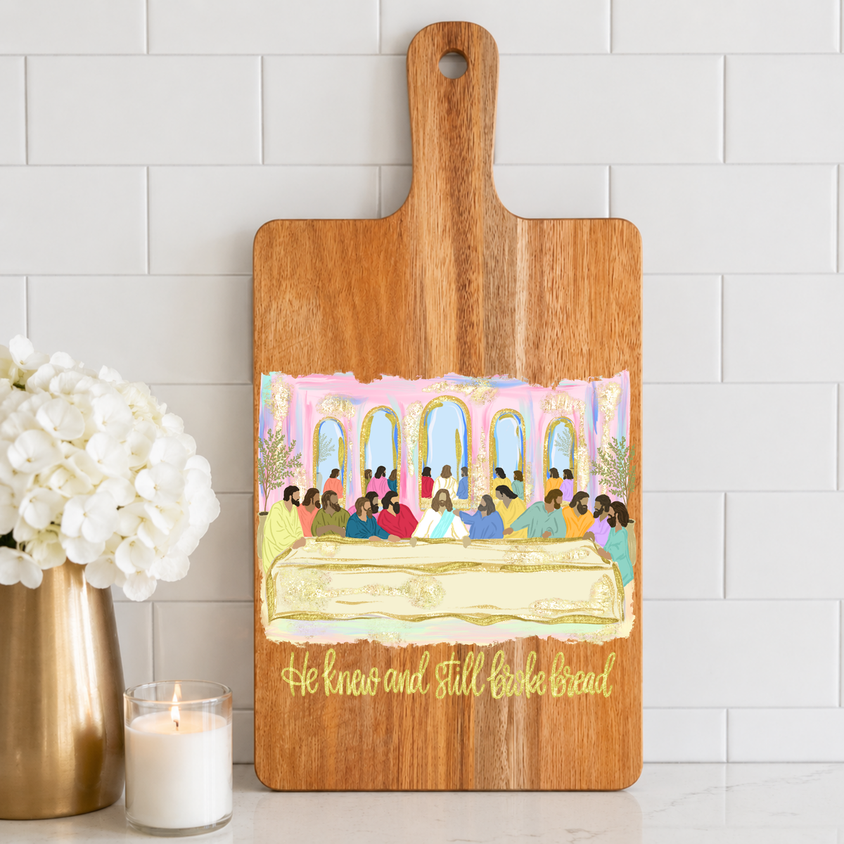 Still Broke Bread Cutting Board