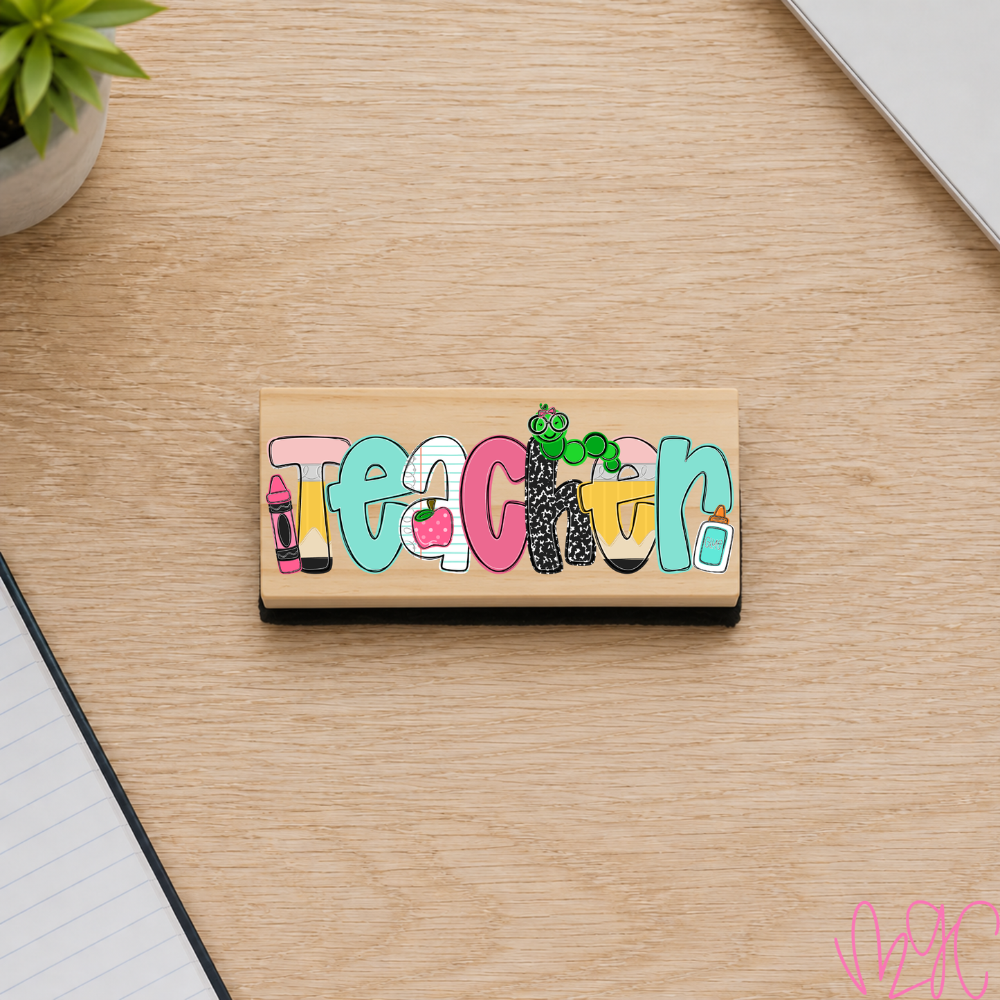 Pastel Teacher Eraser
