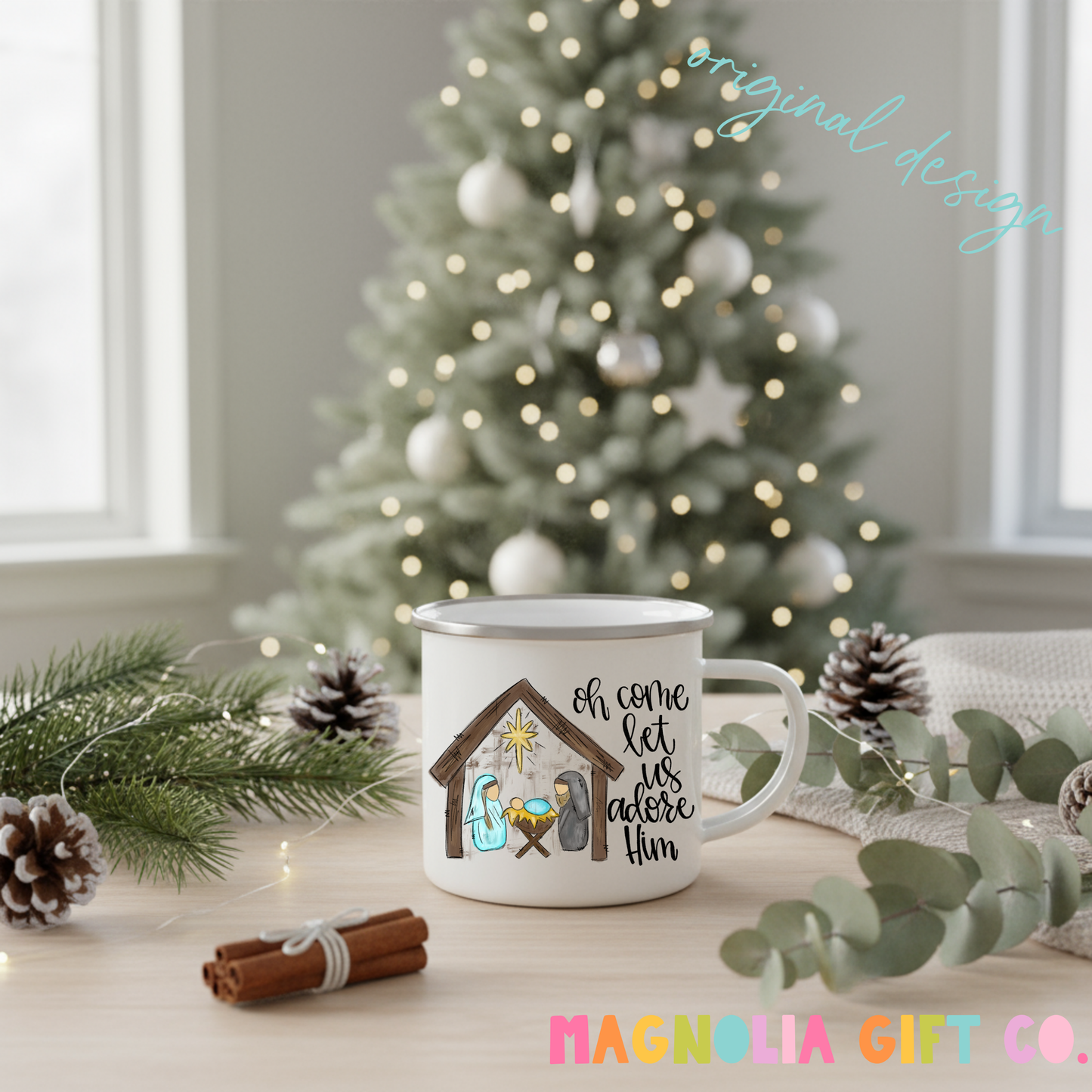 Let Us Adore Him Coffee Mug