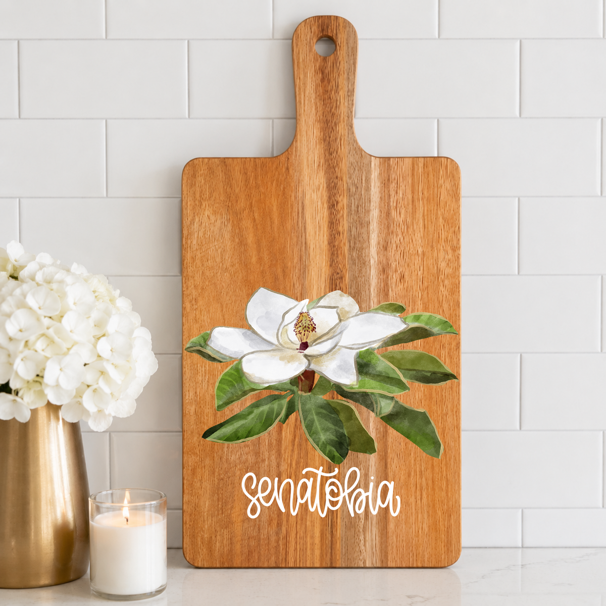 Magnolia + City Cutting Board