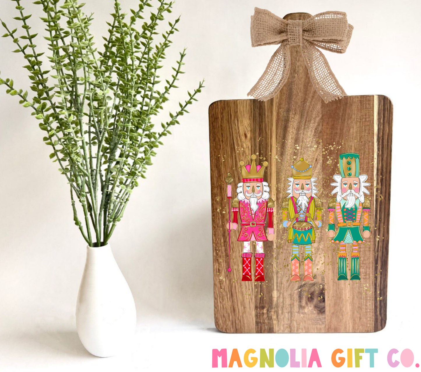 Colorful Nutcrackers Cutting Board