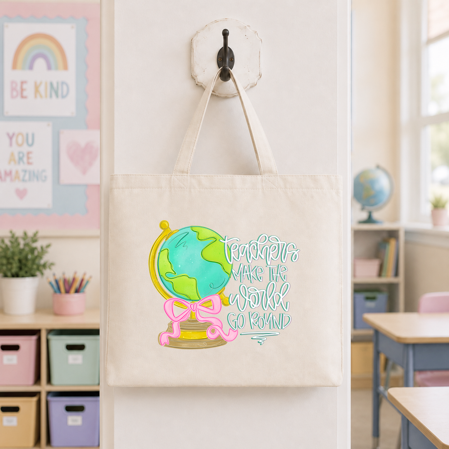 Teachers-World Go Round Tote Bag