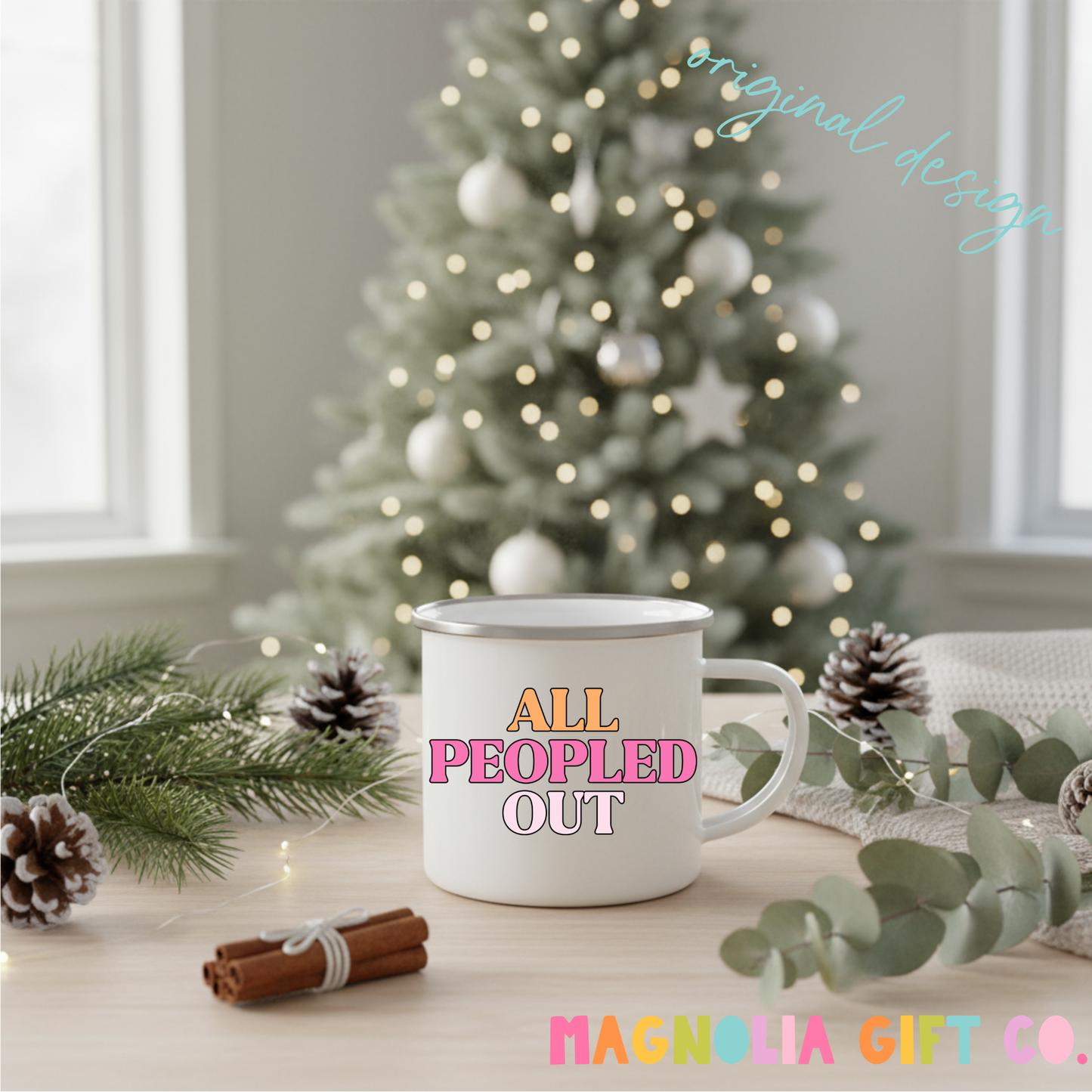 All Peopled Out Coffee Mug