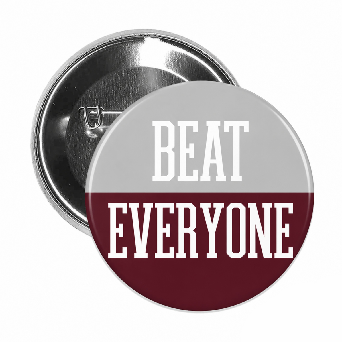 Beat Everyone (Maroon+Grey)