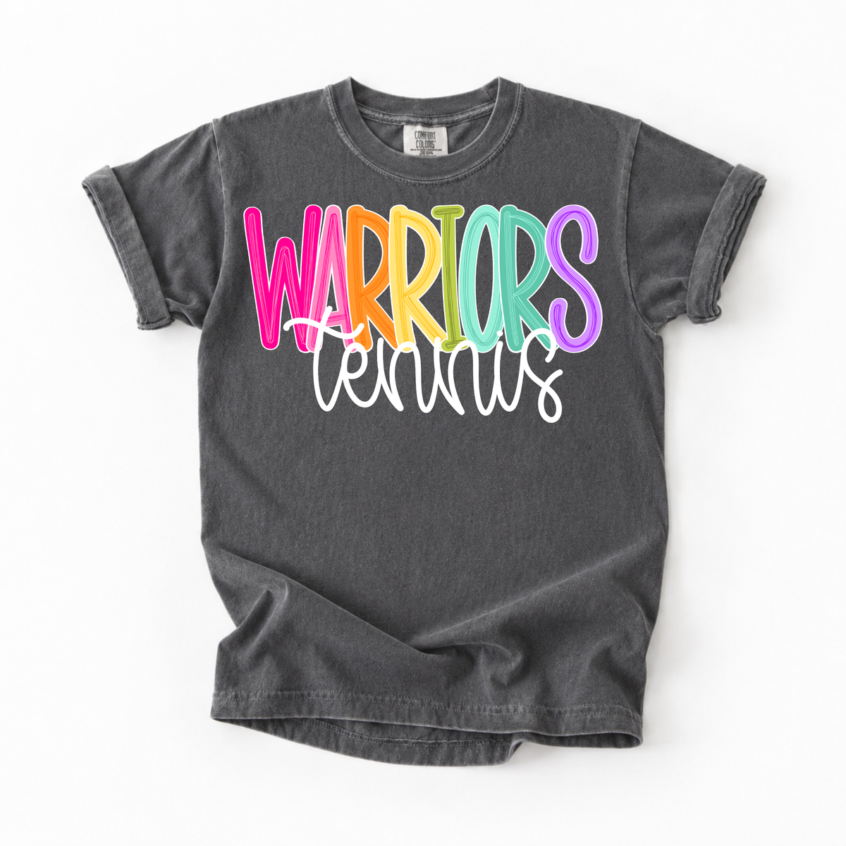 Color Pop-Warriors Tennis Tee