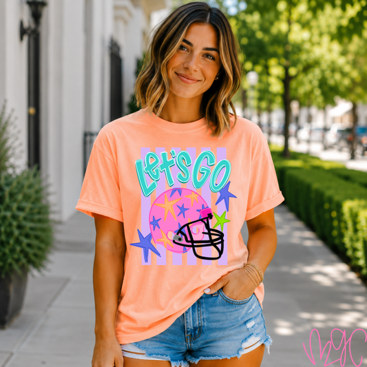 Neon Let's Go Tee