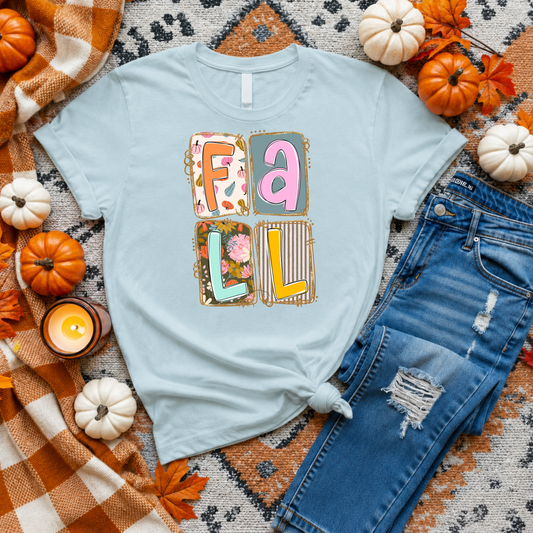 Fall Squares Tee