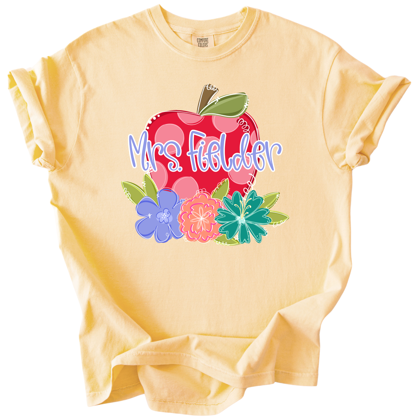 Dotted Apple Name Tee