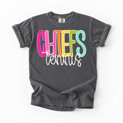 Color Pop-Chiefs Tennis Tee