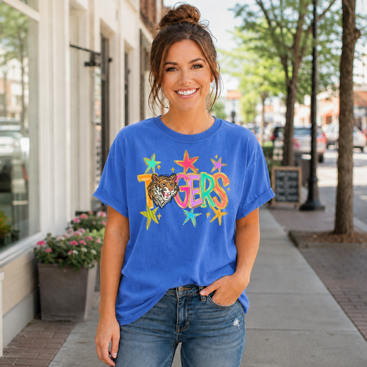 Starry Tigers Tee