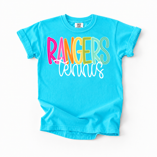 Color Pop-Rangers Tennis Tee