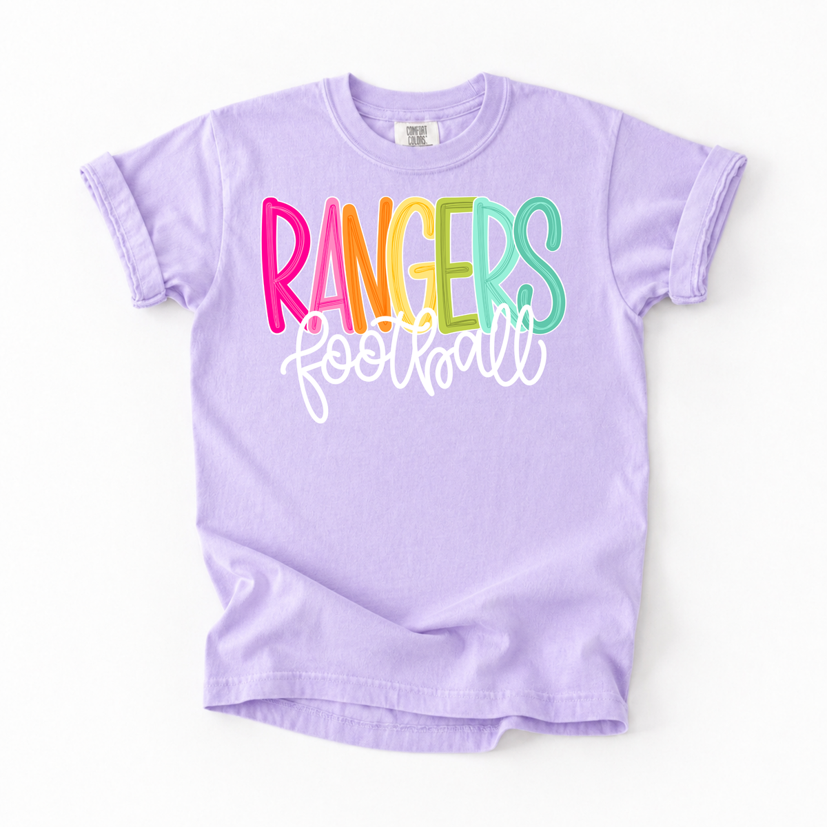 Color Pop-Rangers Football Tee