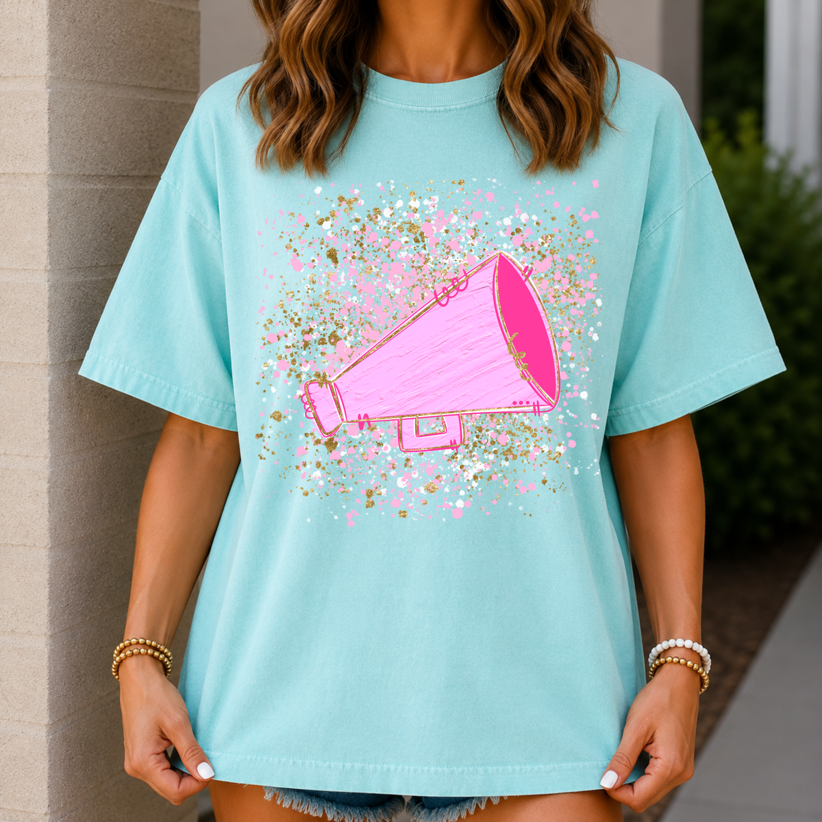 Confetti Pink Cheer Tee