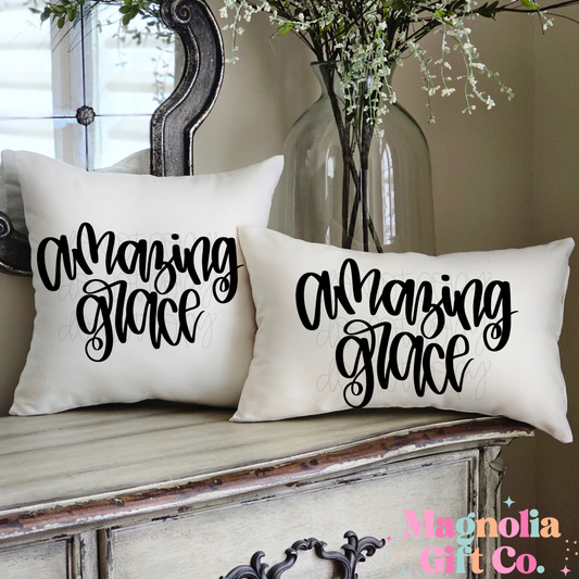 Amazing Grace Throw Pillow