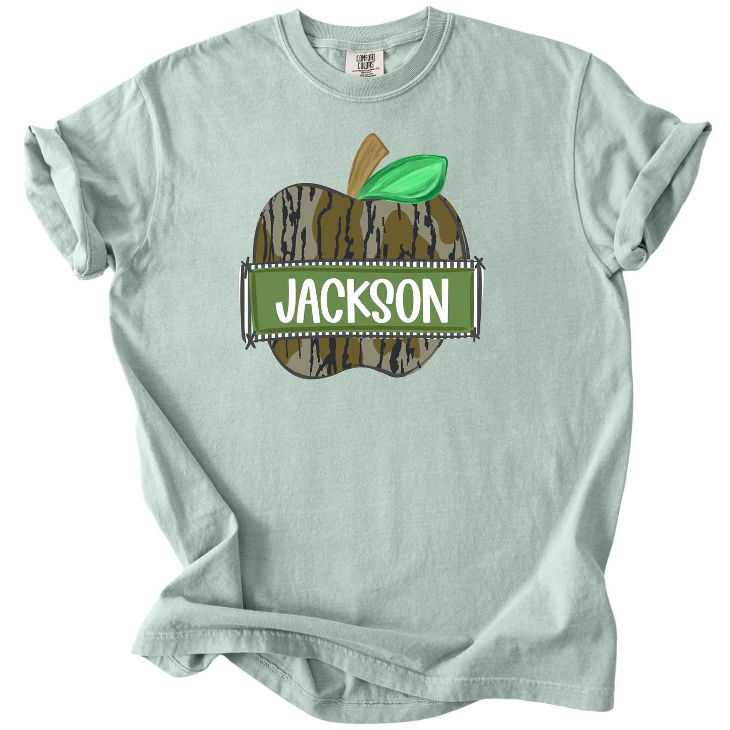 Camo Apple Name Tee
