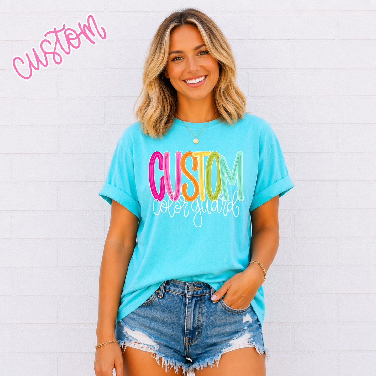 Color Pop-Custom Color Guard Tee