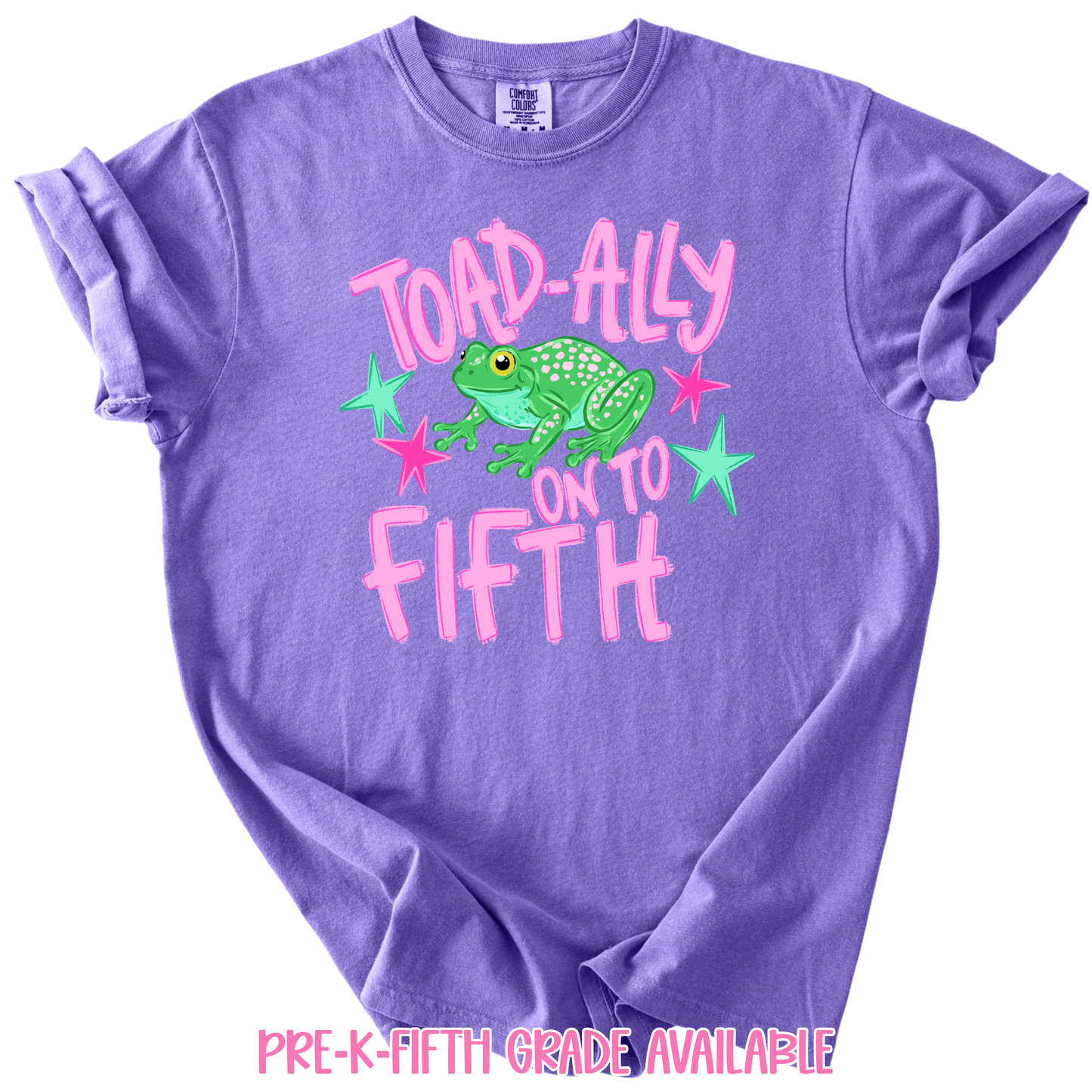 Toad-Ally Grades (Pink) Tee