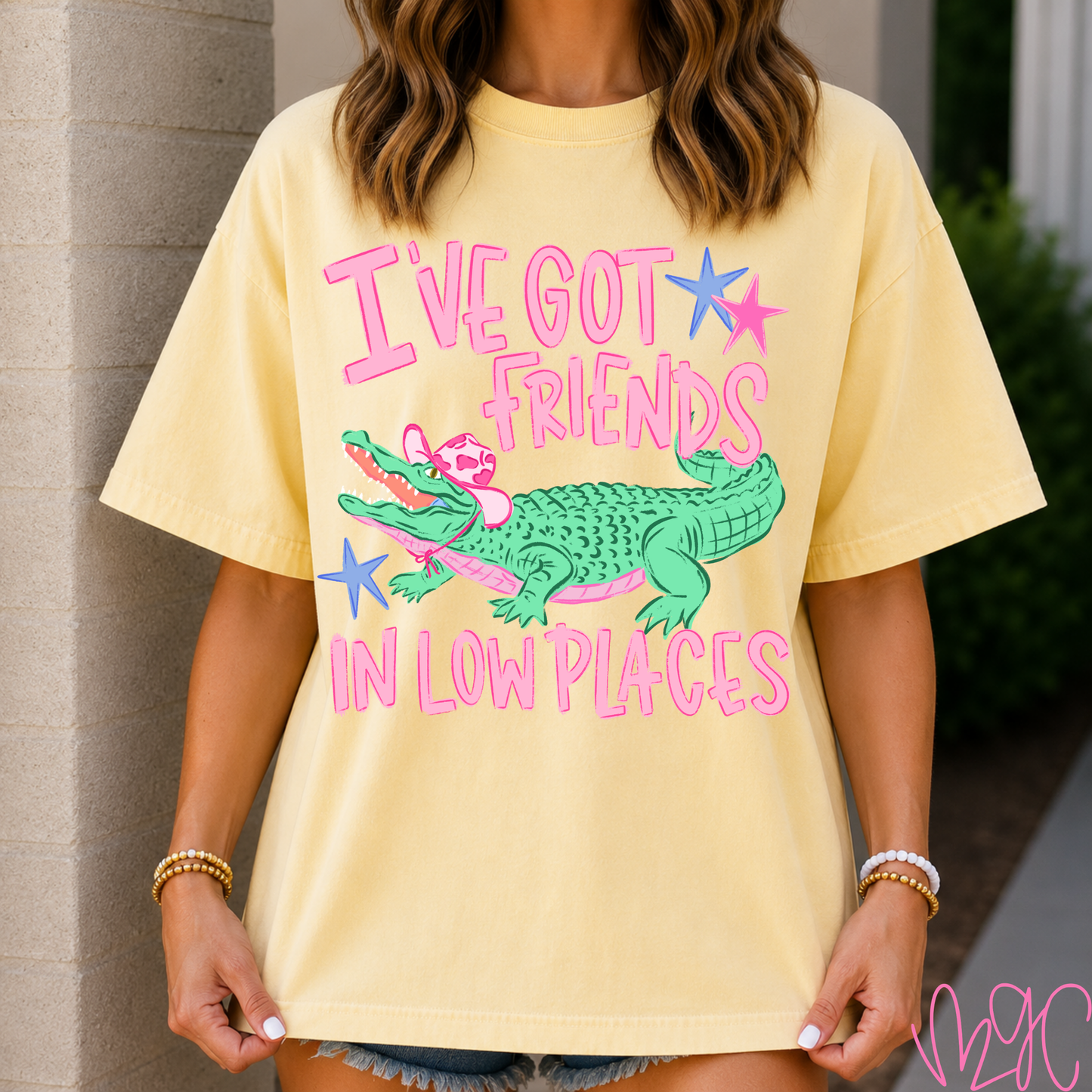 Friends In Low Places (Gator) Tee