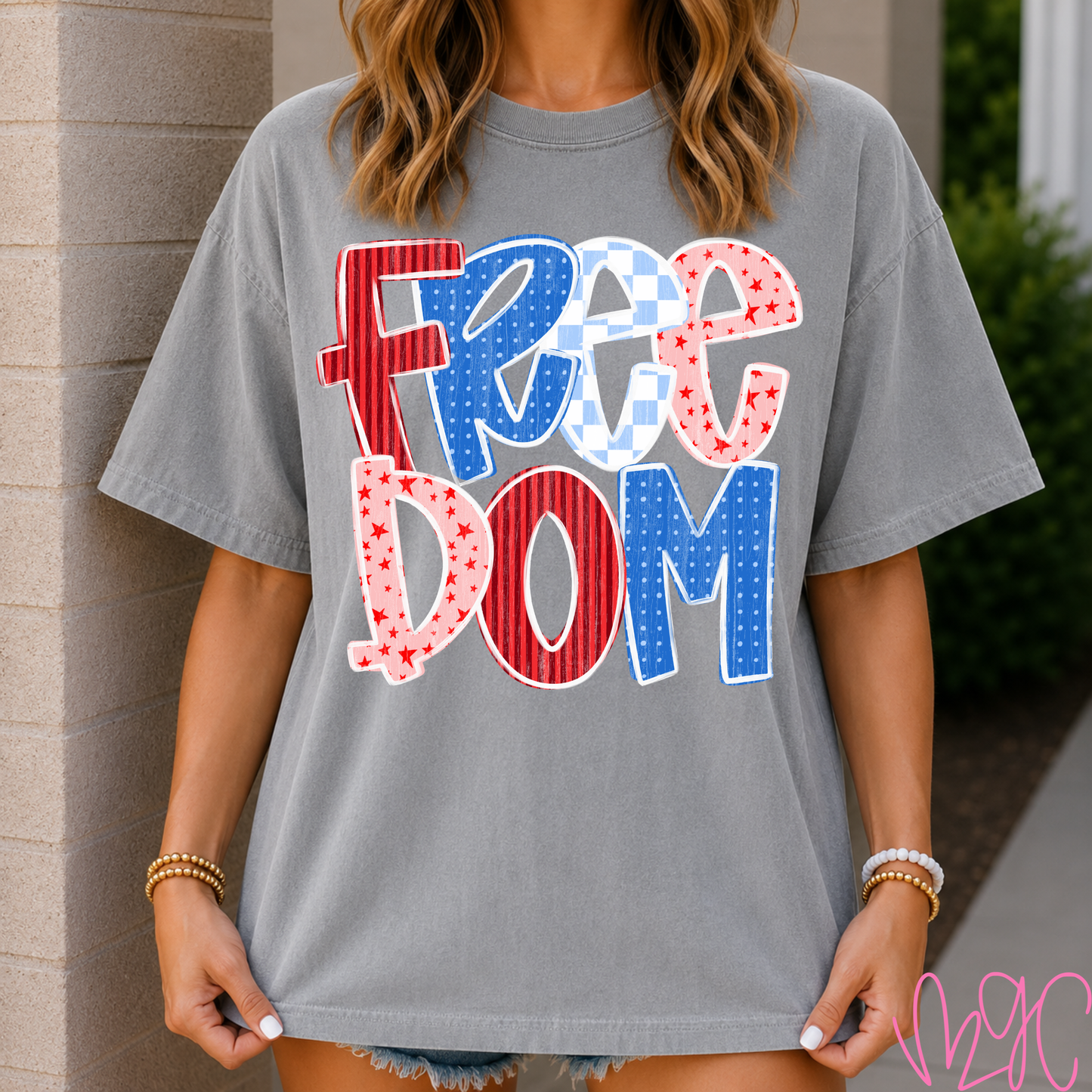 FSF-Patterned Freedom Tee