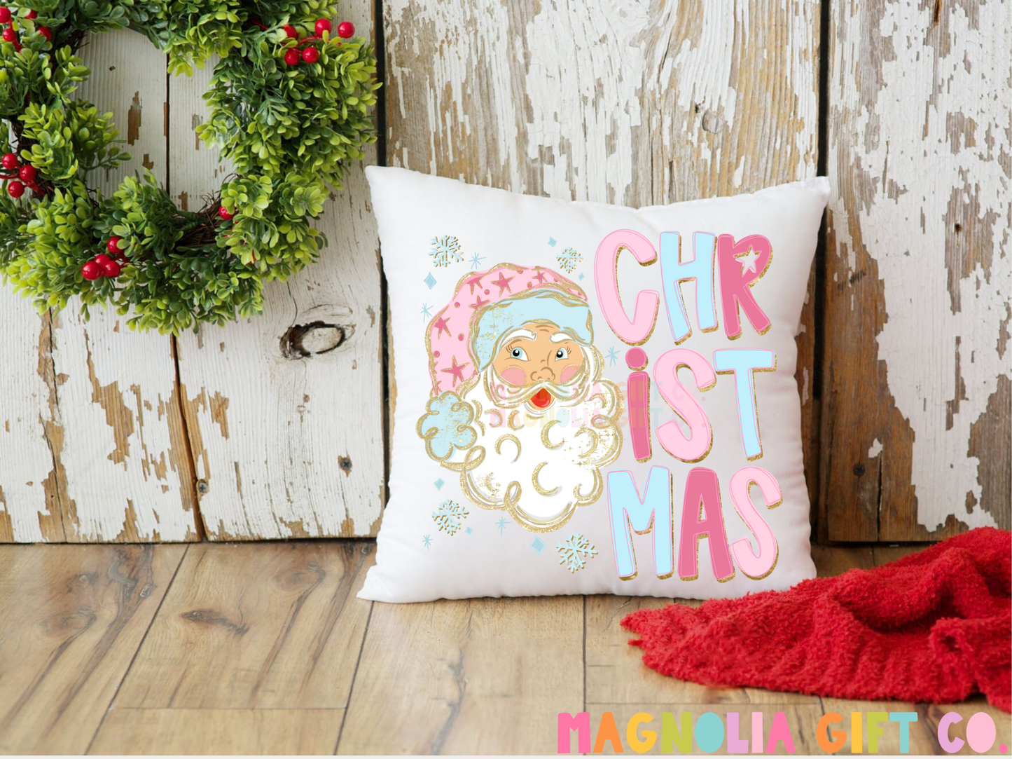 Christmas Santa Throw Pillow