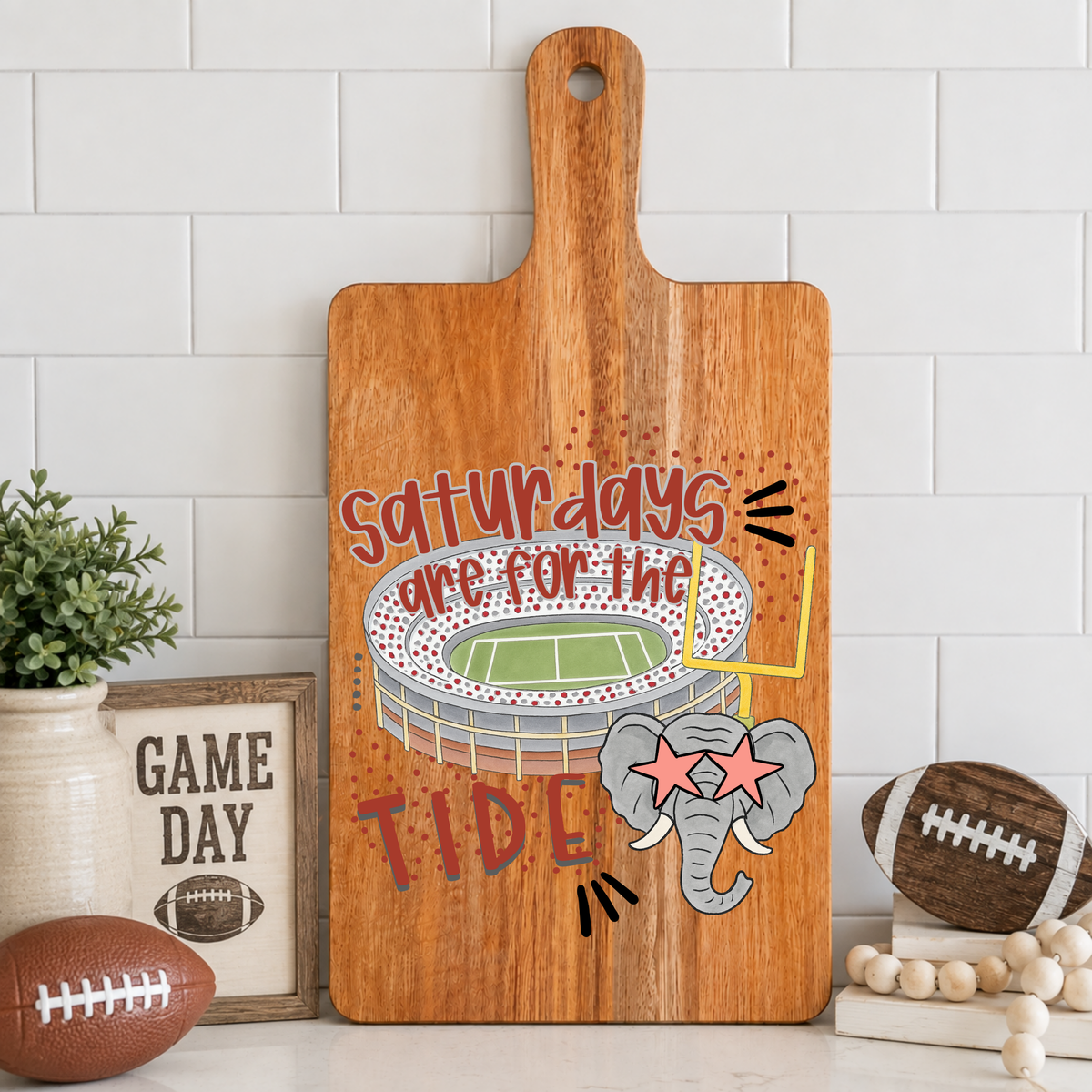 Saturdays Are For The Tide Cutting Board