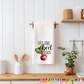 Let The Beet Drop Tea Towel