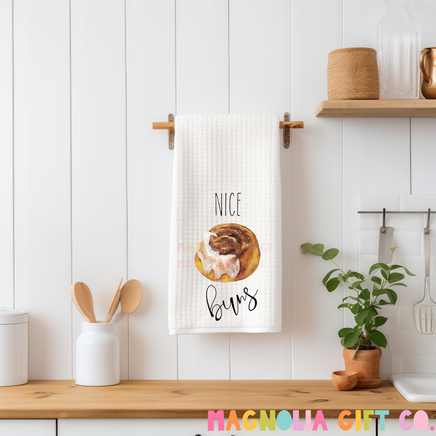 Nice Buns Tea Towel