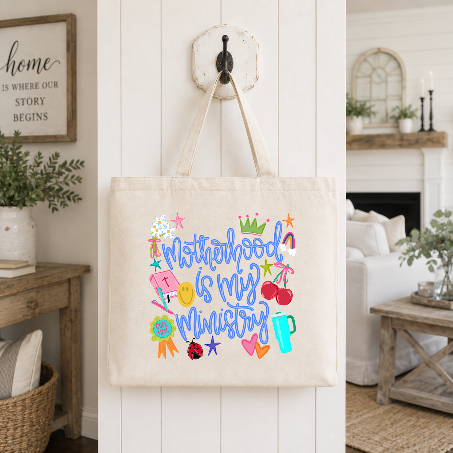 Motherhood Is My Ministry Tote Bag