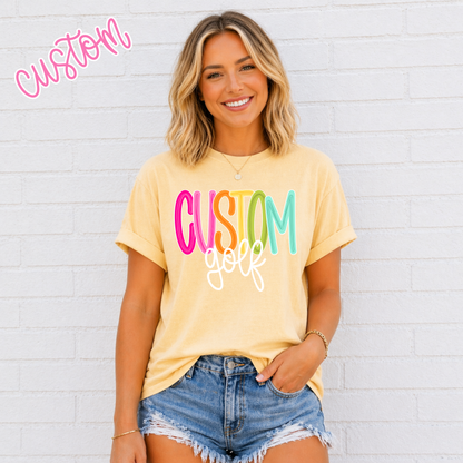 Color Pop-Custom Golf Tee
