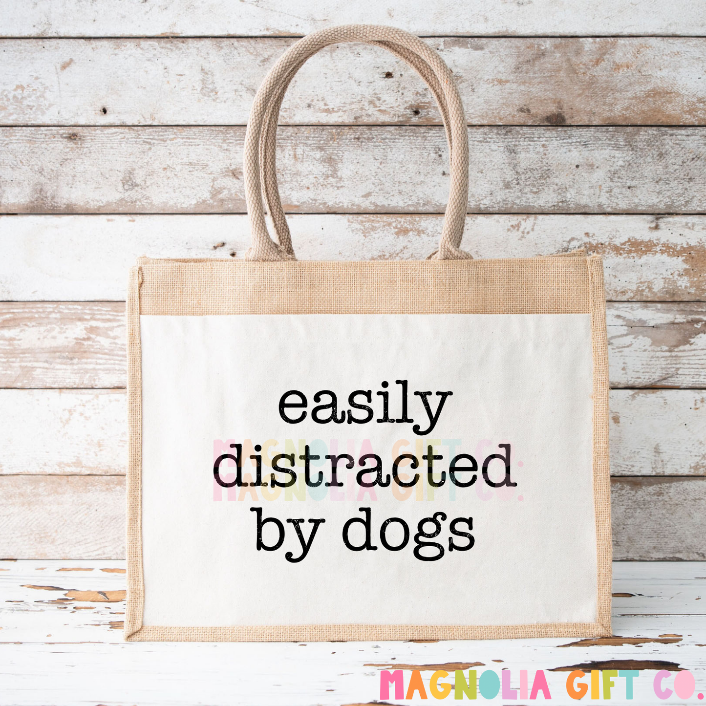 Distracted By Dogs Tote Bag